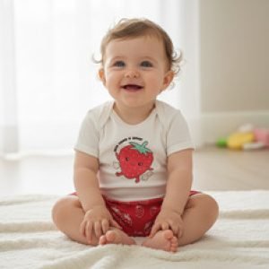 CONJUNTO DOCTOR BABY VERÃO MORANGUINHO (1)